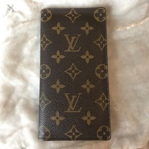 Vintage Louis Vuitton check book/ card holder
